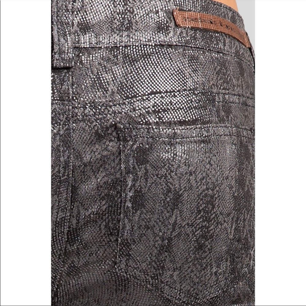 Standards And Practices Snakeskin Print Jeans - image 3